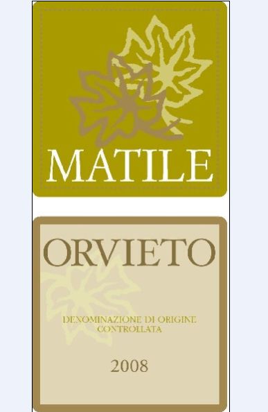 卡岱图马蒂尔奥维多干白Cardeto Matile Orvieto