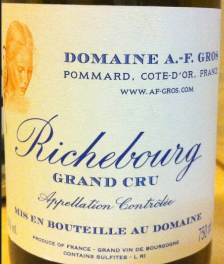 格罗斯里奇堡园干红Domaine A.F. Gros Richebourg Grand Cru