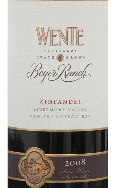 威迪酒园仙芬黛干红Wente Vineyards Beyer Ranch Zinfandel