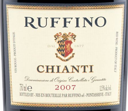 鲁芬诺基安蒂干红Ruffino Chianti