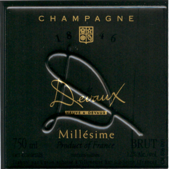 德沃D系列年份干型香槟Veuve A. Devaux La Collection D Millesime