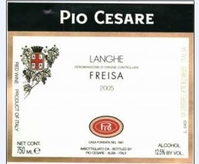 皮欧弗雷伊萨干红Pio Cesare Freisa