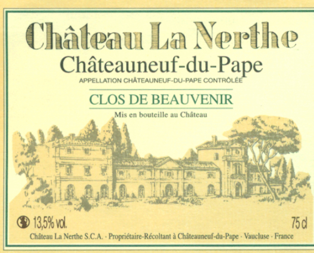 拿勒博瓦尼园干红Chateau La Nerthe Clos de Beauvenir