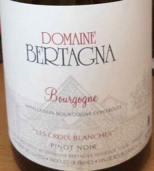 贝塔娜勃艮第克鲁瓦干红Domaine Bertagna Bourgogne Les Croix Blanches