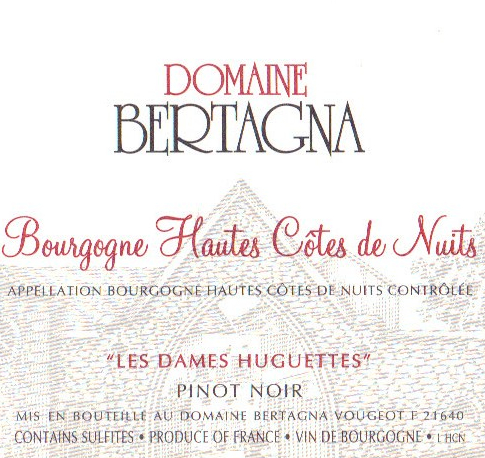 贝塔娜勃艮第上夜丘干红Domaine Bertagna Bourgogne Hautes Cotes de Nuits Rouge