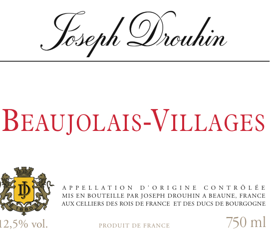 约瑟夫杜鲁安博若莱村干红Joseph Drouhin Beaujolais Villages