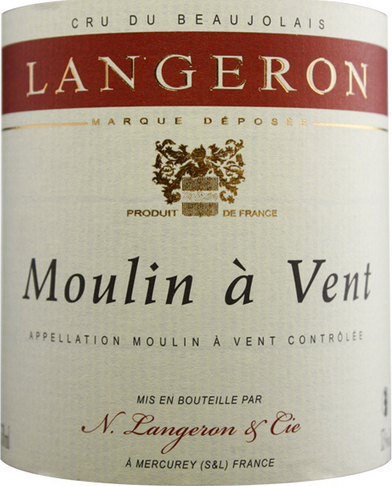 朗日风磨坊干红Langeron Moulin A vent