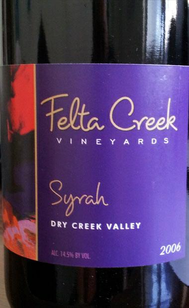 蒙特雅庄园西拉Felta Creek Syrah