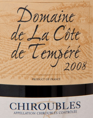 暖丘庄园干红Domaine de La Cote de Tempere 