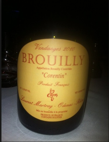 劳伦马特雷科朗坦干红Laurent Martray Brouilly Corentin