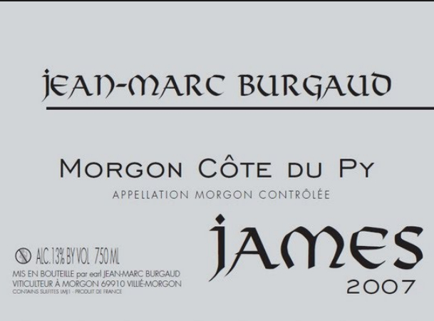 让•马克伯格酒庄墨贡黑鸟吉姆斯干红Jean-Marc Burgaud Morgon Cote du Py James