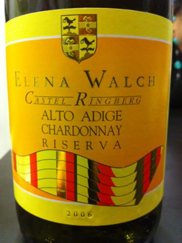 艾琳娜沃尔什指环堡霞多丽珍藏干红Elena Walch CHARDONNAY RISERVA CASTEL RINGBERG