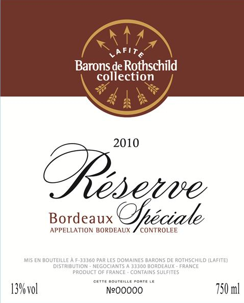 拉菲罗斯柴尔德珍藏波尔多干红Lafite Reserve Speciale Bordeaux Rouge