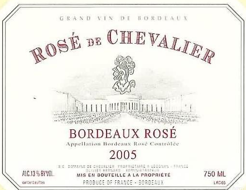 骑士庄园桃红Domaine de Chevalier Le Rose de Chevalier