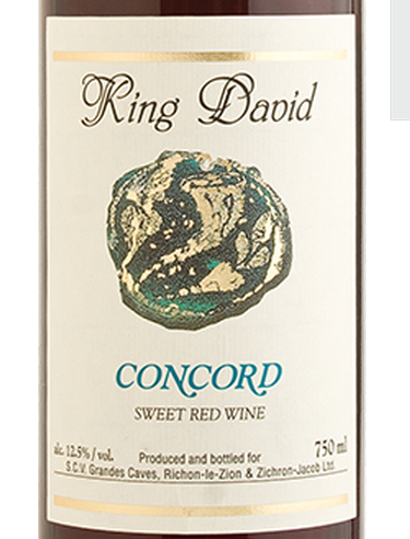 卡梅尔大卫王康科德干红Carmel Winery King David Concorde