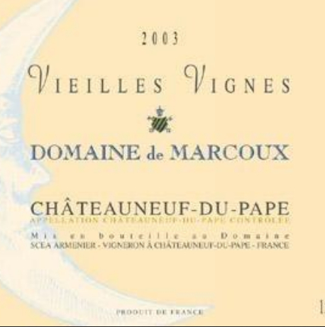 玛可老藤干红Domaine de Marcoux Vieilles Vignes