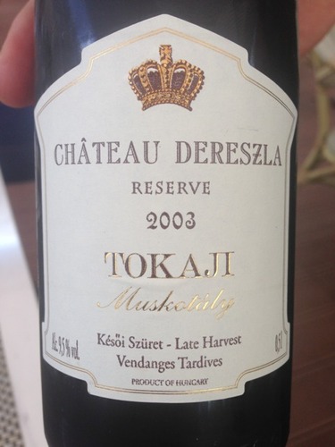 德瑞拉晚收珍藏富尔民特甜白Chateau Dereszla Late Harvest Reserve Furmint