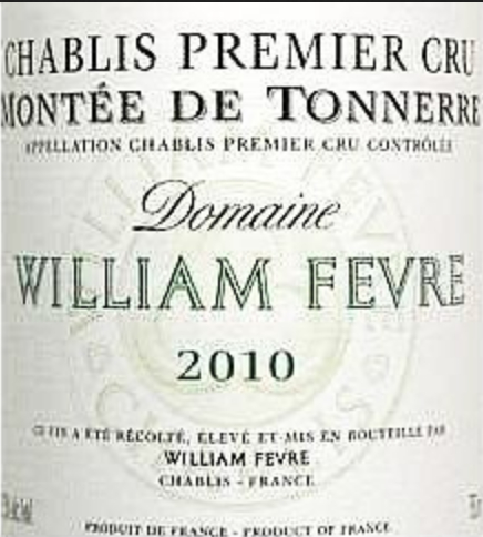 威廉·费尔汤尼尔园干白Domaine William Fevre Montee du Tonnerre