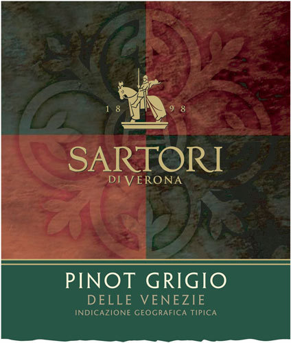 桑托利灰皮诺干白sartori  PINOT GRIGIO DELLE VENEZIE