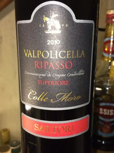 桑托利酒庄瓦波利切拉利帕索干红Sartori Valpolicella Superiore RIPASSO Colle Moro