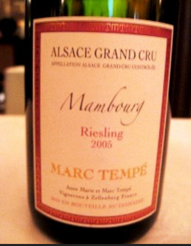 马克特佩酒庄雷姆贝格雷司令干白Domaine Marc Tempe Riesling Mambourg