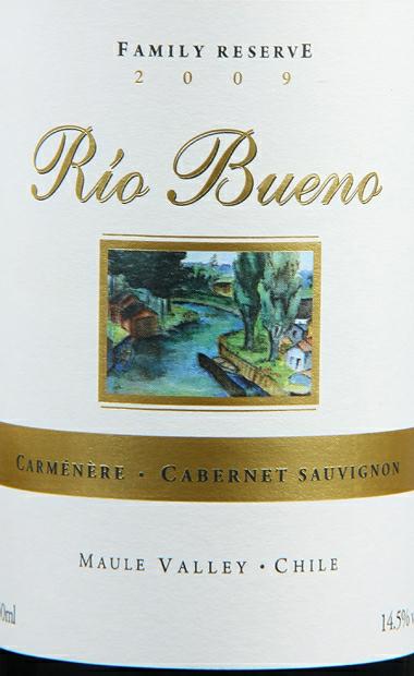 美景湾家族珍藏佳美娜赤霞珠干红Rio Bueno Family Rerverve Carmenere  Cabernet Sauvignon