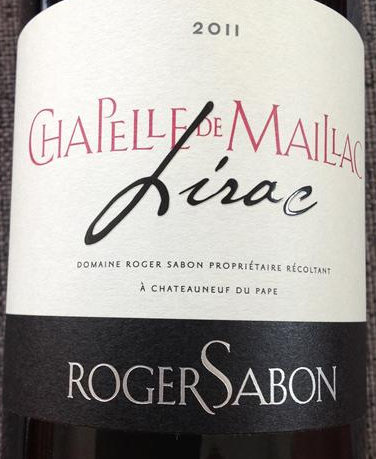 沙邦迈亚克教堂干红Roger Sabon Chapelle de Maillac