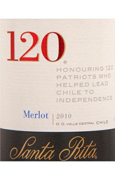 桑塔丽塔120梅洛干红Santa Rita 120 Merlot