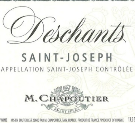 莎普蒂尔圣约瑟之歌干红M. Chapoutier Saint-Joseph Deschants