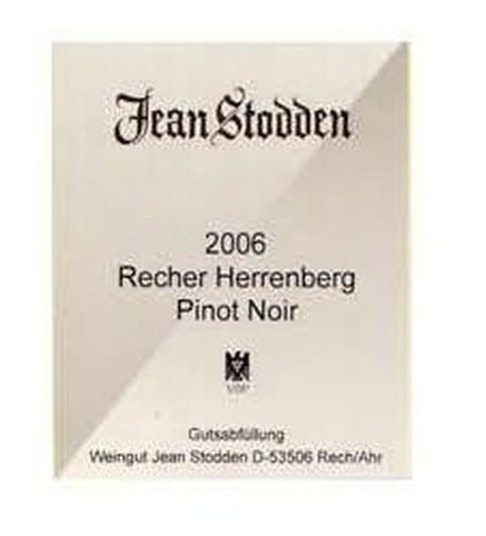 琼施托登赫伦贝格黑皮诺干红Jean Stodden Recher Herrenberg Spatburgunder