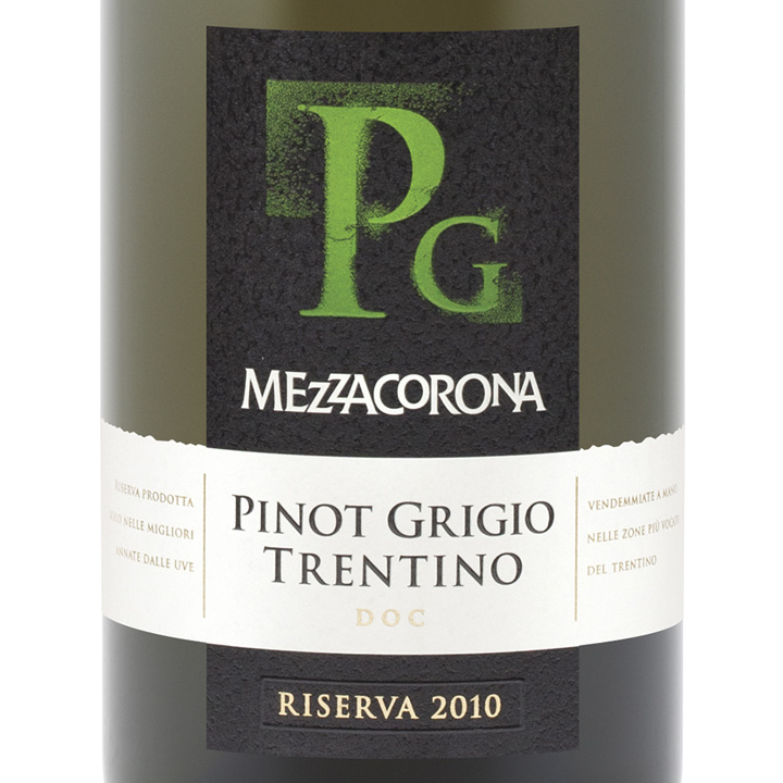 梅佐考罗那灰比诺珍藏干白Mezzacorona Pinot Grigio Trentino Riserva