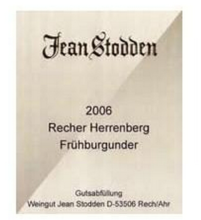 琼施托登赫伦贝格蓝皮诺干红Jean Stodden Recher Herrenberg Fruhburgunder