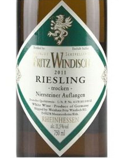 绿钻雷司令半干白Fritz Windisch Riesling