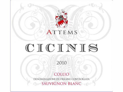 艾登斯希希尼斯长相思干白Attems Cicinis Attems Cicinis Sauvignon Blanc