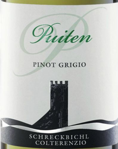 卡特琳城堡典藏灰皮诺干白Colterenzio  Puiten Pinot Grigio