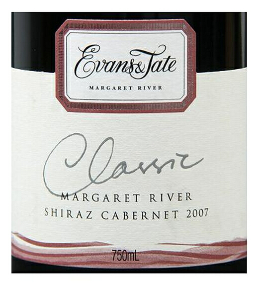 埃文斯酒庄经典干红Evans and Tate Classic Shiraz Cabernet