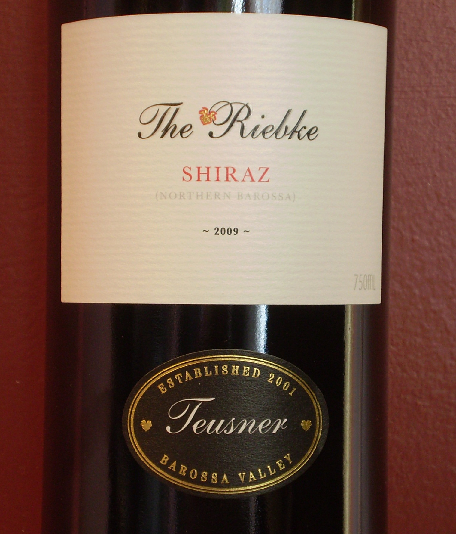 特思纳酒庄睿布可设拉子干红Teusner The Riebke Shiraz