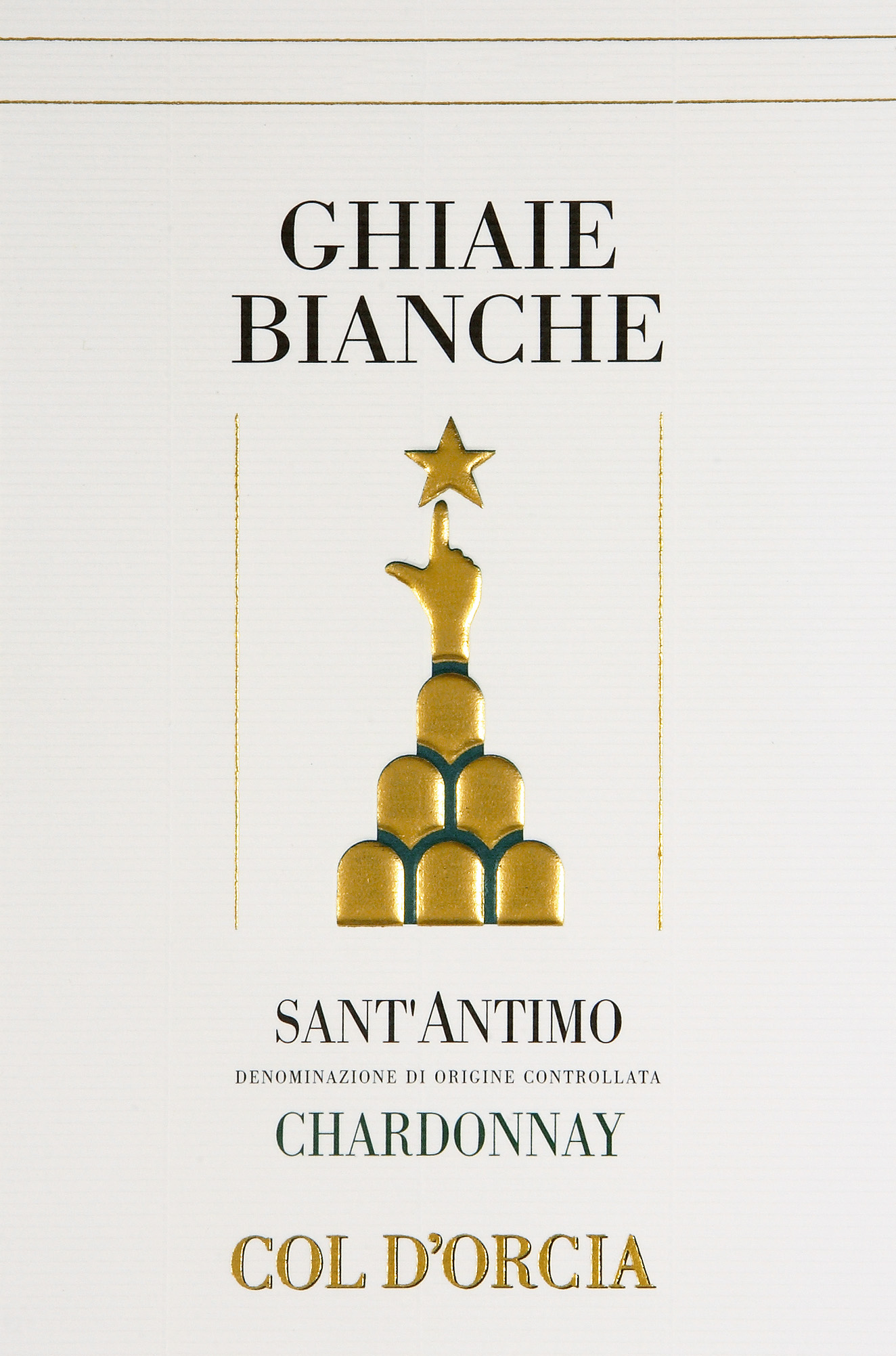 科尔多奇亚圣安蒂莫白砾石霞多丽干白Col d'Orcia Ghiaie Bianche Sant'Antimo Chardonnay