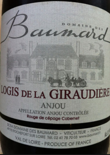 博马尔罗奇斯干红Domaine des Baumard Logis de la Giraudiere