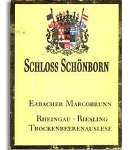 彭勋爱柏马可雷司令逐粒枯萄精选甜白Schloss Schonborn Erbacher Marcobrunn Riesling Trockenbeerenauslese