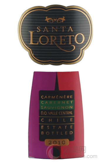 花冠佳美娜赤霞珠干红Santa Loreto Carmenere Cabernet Sauvignon