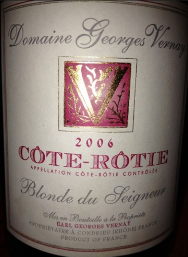 乔治维尔奈上帝金发干红Domaine Georges Vernay La Blonde du Seigneur