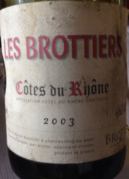 布诺特巴洛特斯干白Brotte Cotes du Rhone Les Brottiers Blanc