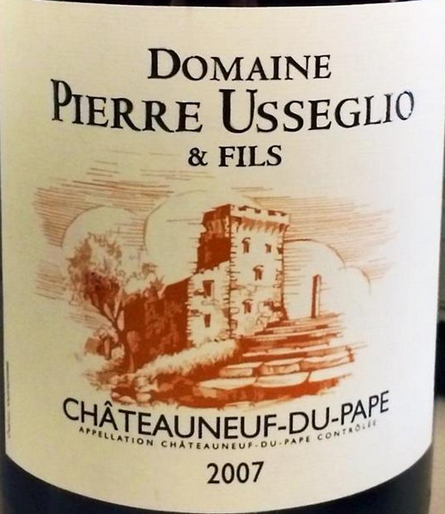 乌塞廖父子教皇新堡干红Domaine Pierre Usseglio & Fils Chateauneuf du Pape