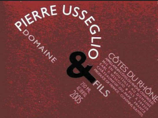 乌塞廖父子隆河丘干红Domaine Pierre Usseglio & Fils Cotes du Rhone