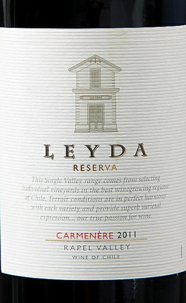 利达谷珍藏佳美娜干红Leyda Reserva Carmenere