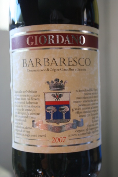 乔丹诺巴芭来斯科干红GIORDANO barbaresco