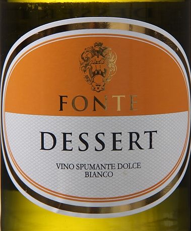 风之吻白起泡Fonte Dessert Vino Spumante Dolce Bianco