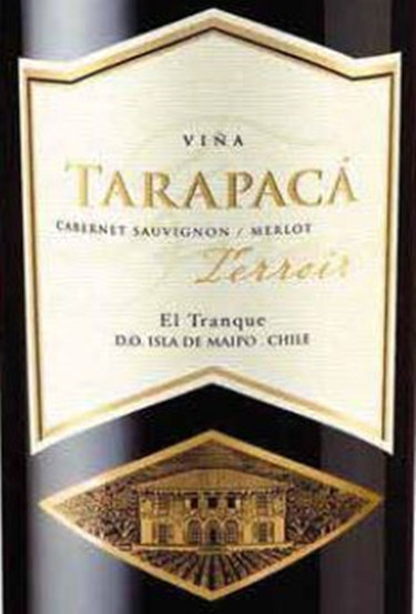 红蔓庄园塔拉布卡酒庄特费内里干红Vina Tarapaca Terroir EL Tranque Cabernet Sauvignon / Merlot