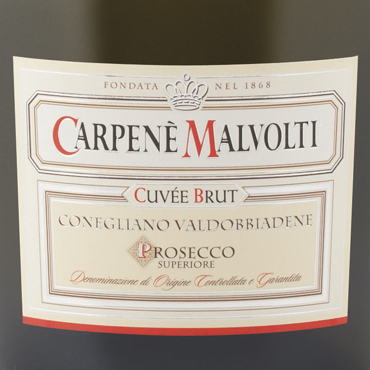 卡玛酒庄普罗塞克起泡Carpene Malvolti  prosecco Brut